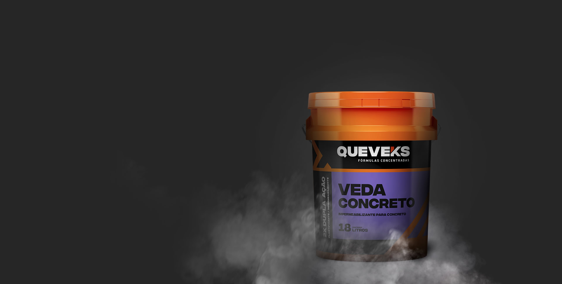 <strong>Concreto Impermeável </strong><br> e rendimento sem igual